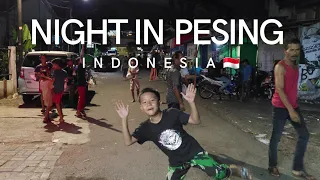 Night walk in Pesing Village, Jakarta Indonesia | Jalan Malam Di Perkampungan Jakarta