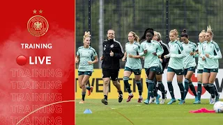 RE-LIVE - Training der Frauen-Nationalmannschaft in Frankfurt