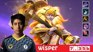 [DOTA 2] Wisper the DAWNBREAKER [OFFLANE] [7.35b]