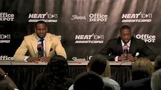 Full Miami Heat Welcome Party and Interview