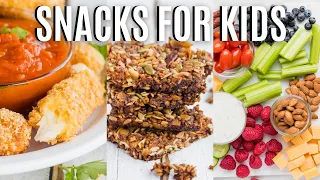 KID APPROVED!!!!!  10 HEALTHY, LOW CARB SNACKS FOR KIDS