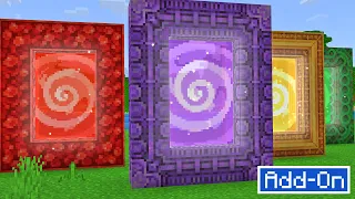 SPARK PORTALS ADDON 16 NEW PORTALS To Minecraft Bedrock (Xbox, PS4, Switch, Mobile, PC)