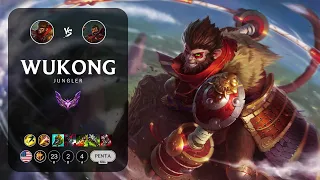 Wukong Jungle vs Graves - NA Master Patch 13.11