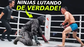 LUTADORES que SÃO NINJAS na VIDA REAL e FAZEM ISSO NAS LUTAS