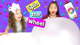 Mystery Wheel of Slime challenge using Spinner Wheel App