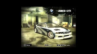 BMW M3 GTR DESIGN IN NFS HEAT VS  MW 2005