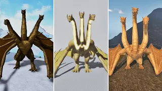 Evolution of Ghidorah In Roblox Games