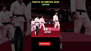 Tokyo Olympics Judo 2020: A silver medal in the mixed team event for Japan in Judo #shorts