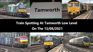 (4K) Train Spotting At Tamworth Low Level On The 13/08/2021