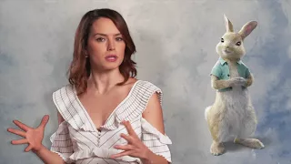 Peter Rabbit: Behind the Scenes Daisy Ridley Movie Interview | ScreenSlam