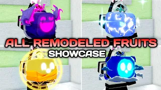 All Remodeled fruits + New animation - Showcase | Bloxfruits Update 20