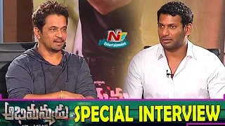 Abhimanyudu Movie Team Special Interview | Vishal, Arjun | NTV Entertainment