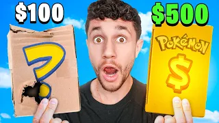 $100 vs $500 Pokémon Mystery Box!