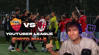 BLUR reaction alla YOUTUBER LEAGUE Milan-Roma