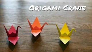 How to make an origami crane - simple paper crane tutorial