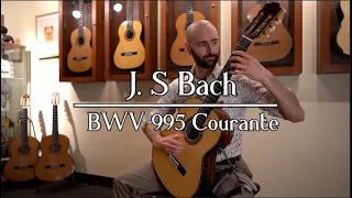 J.S Bach | BWV 995 Courante on a 2021 De Cascia Guitar, Gabrielle Java Ebony model