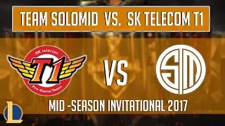 LoL Esports Highlights: SK Telecom T1 vs Team SoloMid - MSI 2017 Group Stage Day 2 TSM vs SKT