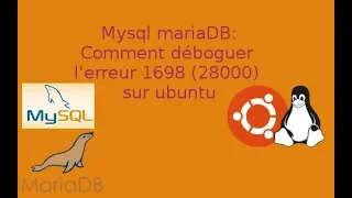 (mysql, mariaDB, Ubuntu)  ERROR 1698 (28000)- Access denied for user 'root'@'localhost'