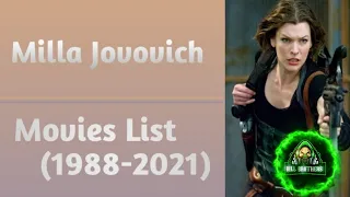 Milla Jovovich All Movies List (1988-2021)