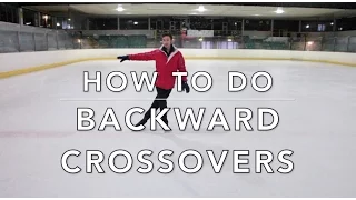 HOW TO DO BACKWARD CROSSOVERS | FIGURE SKATING ❄️❄️