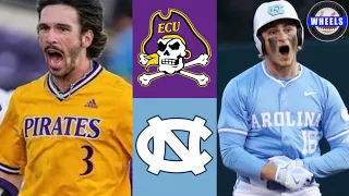 #11 East Carolina vs #15 North Carolina (Game 3, AMAZING GAME!) | 2024 College Baseball Highlights