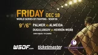 #WSOF26: Palmer vs Almeida