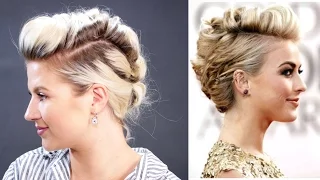 Short Hairstyle Julianne Hough How To Faux Hawk Hair Tutorial | Milabu