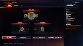 WWE 2K24 - New tag team titles in community creations