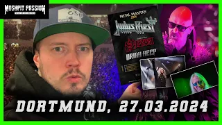 Judas Priest Live in Dortmund mit Saxon Uriah Heep | Konzertvlog | Invincible Shield