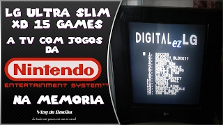 LG Ultra slim XD 15 Games a TV com Jogos da Nintendo na memoria