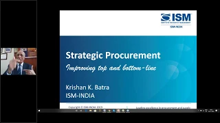 Webinar on 'Strategic Procurement'