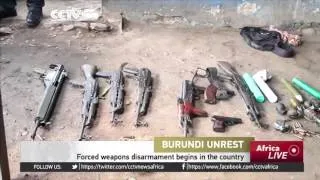 Burundi launches a forceful disarmament program