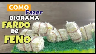 DIY: Como fazer um Diorama Fardo Feno  - Super Fácil