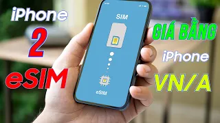 iPhone 14 Pro Max không có khay sim giá bằng máy VN/A??