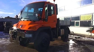 2016 Unimog U 400. Start Up, Engine, and In Depth Tour.