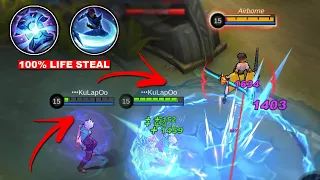 Julian 100% Life Steal is Definitely a Must try Build | Julian Best Build | MLBB