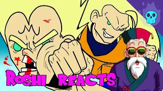 SSJ3 Goku VS Majin Vegeta | Roshi Reacts