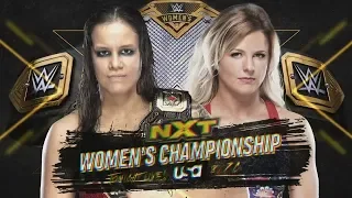 NXT Womens Championship Simulation Candice LaRae Vs Shayna Baszler October 2nd 2019