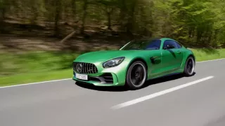 2018 Mercedes AMG GT R   Driving Scenes Country Road Full HD,1080p