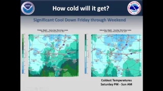 Winter Weather Update (Temperatures): April 27, 2017 4pm MDT