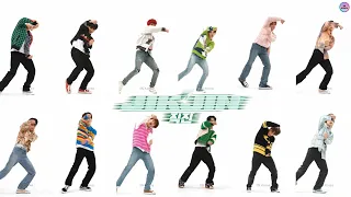 TREASURE JIKJIN Weekly Idol FanCam Dance Comparison (트레저 직진 주간아이돌) EP 552