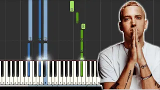 Eminem - "Stan" [Synthesia] (Piano tutorial)