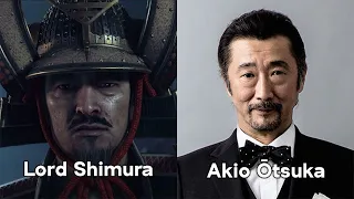 Lord Shimura Voice Actors (English & Japanese) - Ghost of Tsushima in Opening/Middle/Ending