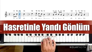 Hasretinle Yandı Gönlüm Notası Nasıl Çalınır