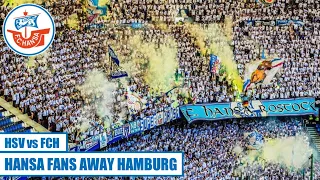 Hansa Rostock Fans Away in Hamburg || Hamburger vs Rostock (24.07.2022)