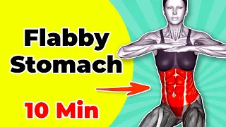 ➜ 10-Min Standing FLABBY STOMACH Exercise