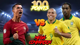 Ronaldo VS Ronaldinho and Ronaldo Nazario 💥 💯 POINTS 💥🔥