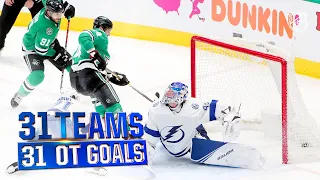 The Best Overtime Goal for ALL 31 Teams | 2019-20 NHL Season