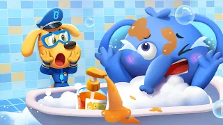 Don't Play with Soap | Bathroom Safety | Safety Cartoon | Police | Kids Cartoon | Sheriff Labrador