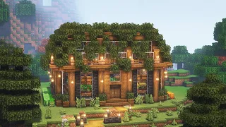 마인크래프트 건축일기 46 가문비나무 온실  Minecraft Tutorial : A Spruce Greenhouse